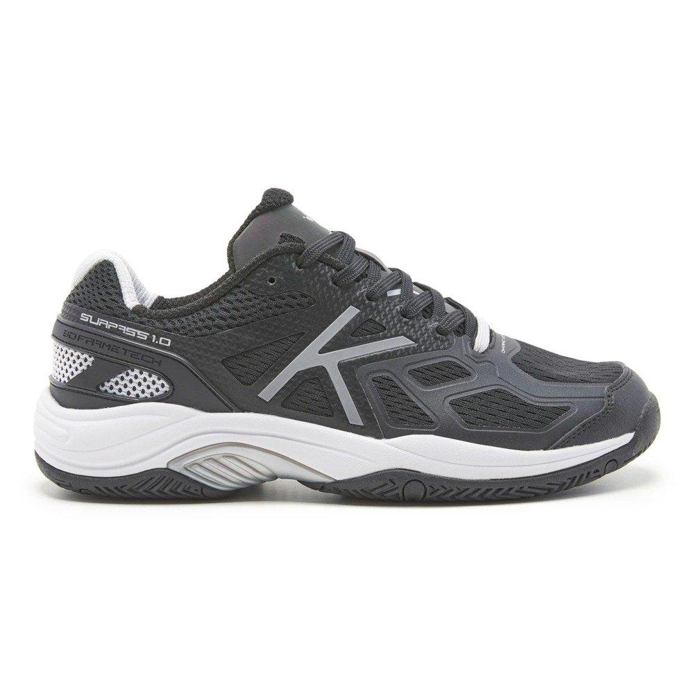 Calzado de Pádel Surpass Negro/Plata Gris 38 (EU)